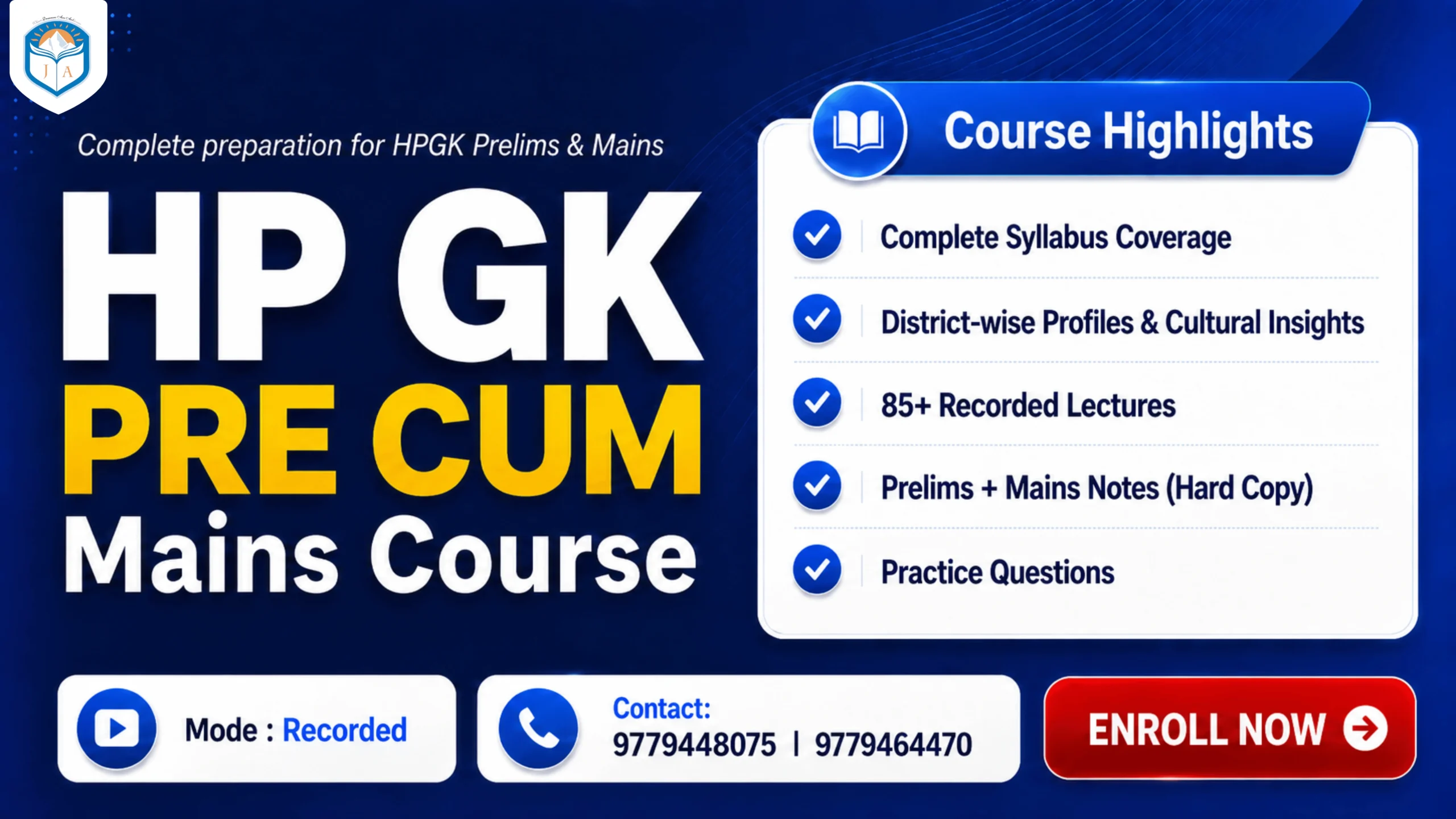 HP GK Pre Cum Mains