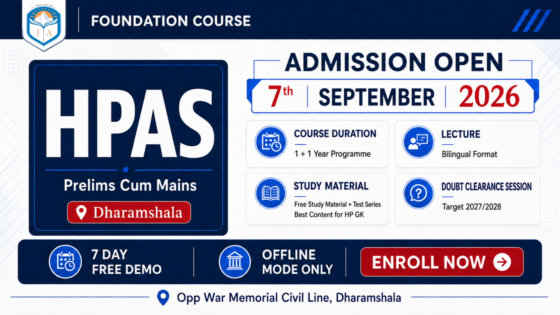 Dharamshala HAS Batch September